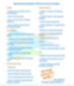 Close-up view of a checklist for evaluating child care providers