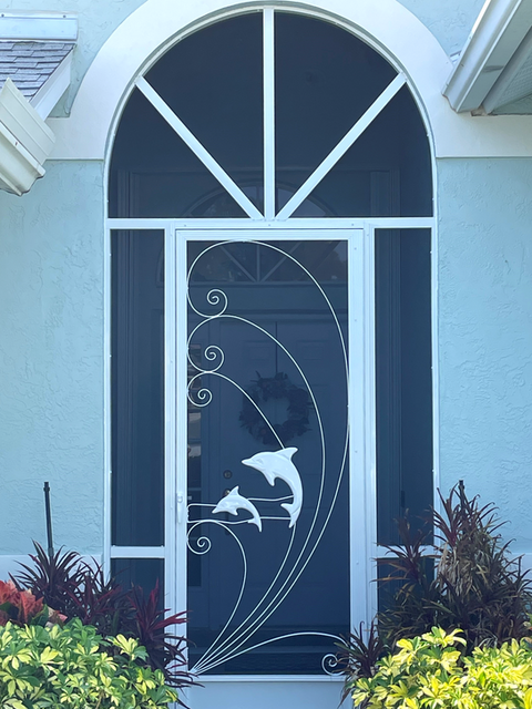 Bishop's Aluminum Enclosures, Pool Cages, Lanai Enclosures, Screened Front Entry, Screen Doors, ReScreen, Vinyl & Acrylic Windows, Concrete Pavers, Sarasota Pool Cage Enclosures