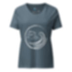 Dolphin Wave Fun Women’s relaxed v-neck t-shirt