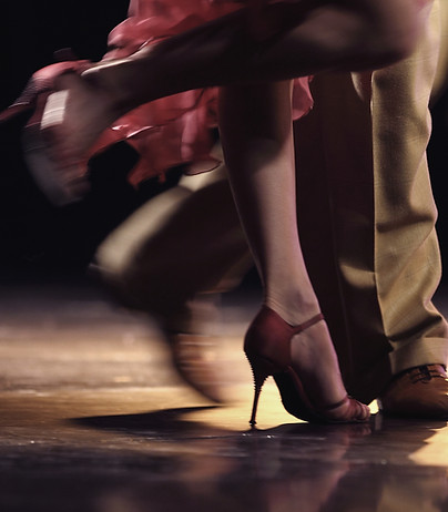 Salsa Dancing Couple