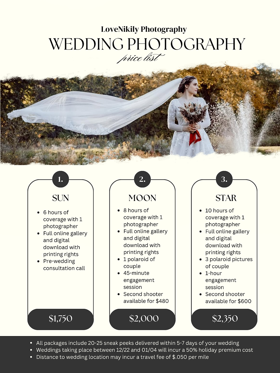 Black and White Wedding Photography Price List Flyer.png