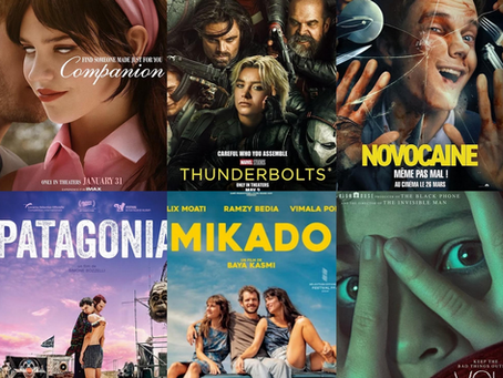 Streaming : Wolfman / Mikado / Patagonia / Novocaine / Thunderbolts* / Companion