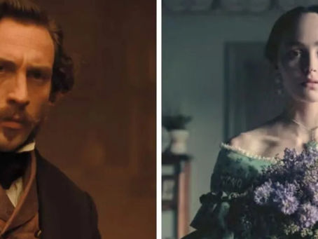 Lily-Rose Depp et Aaron Taylor-Johnson dans le film de loup garou médiéval de Robert Eggers (Nosferatu)