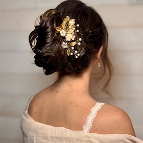 soft textured updo