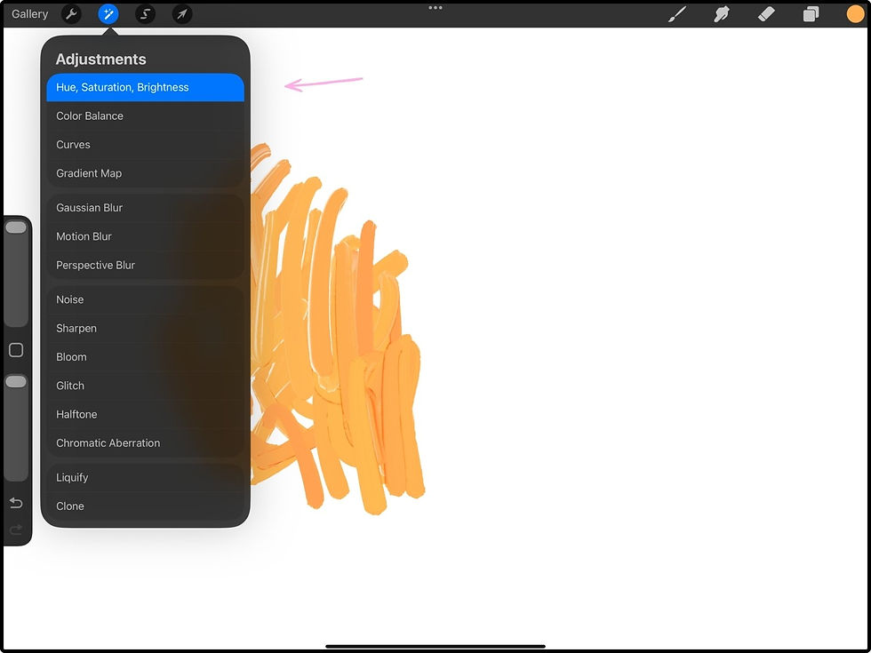 impasto technique procreate