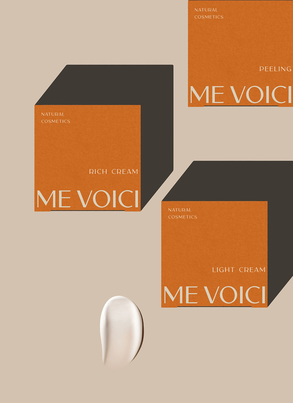 Me Voici – Naturkosmetik Verpackungsdesign