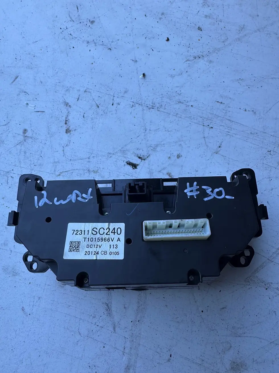 Thumbnail: 2012 Subaru WRX A/C Controls (11-14)