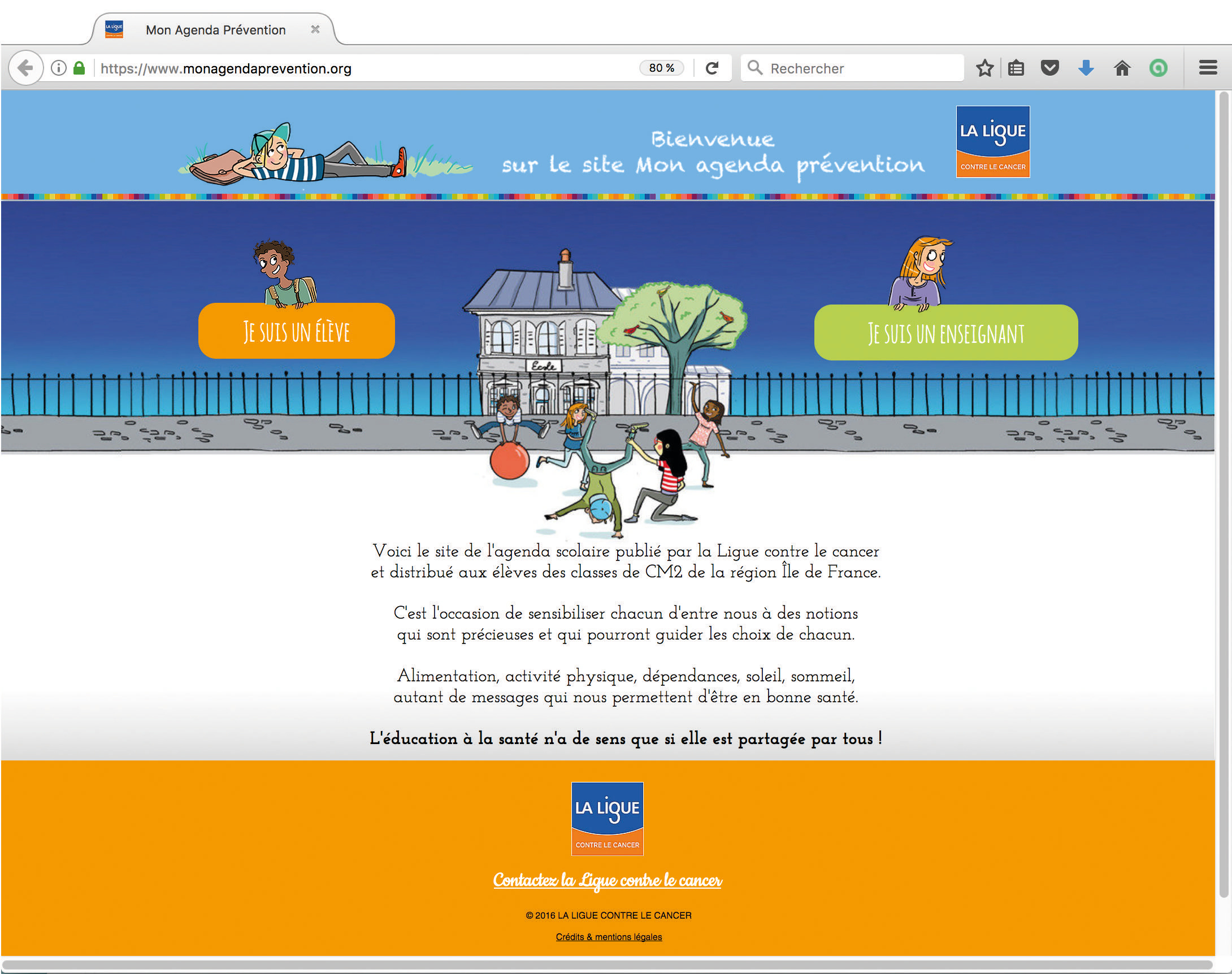 Site Mon agenda prevention