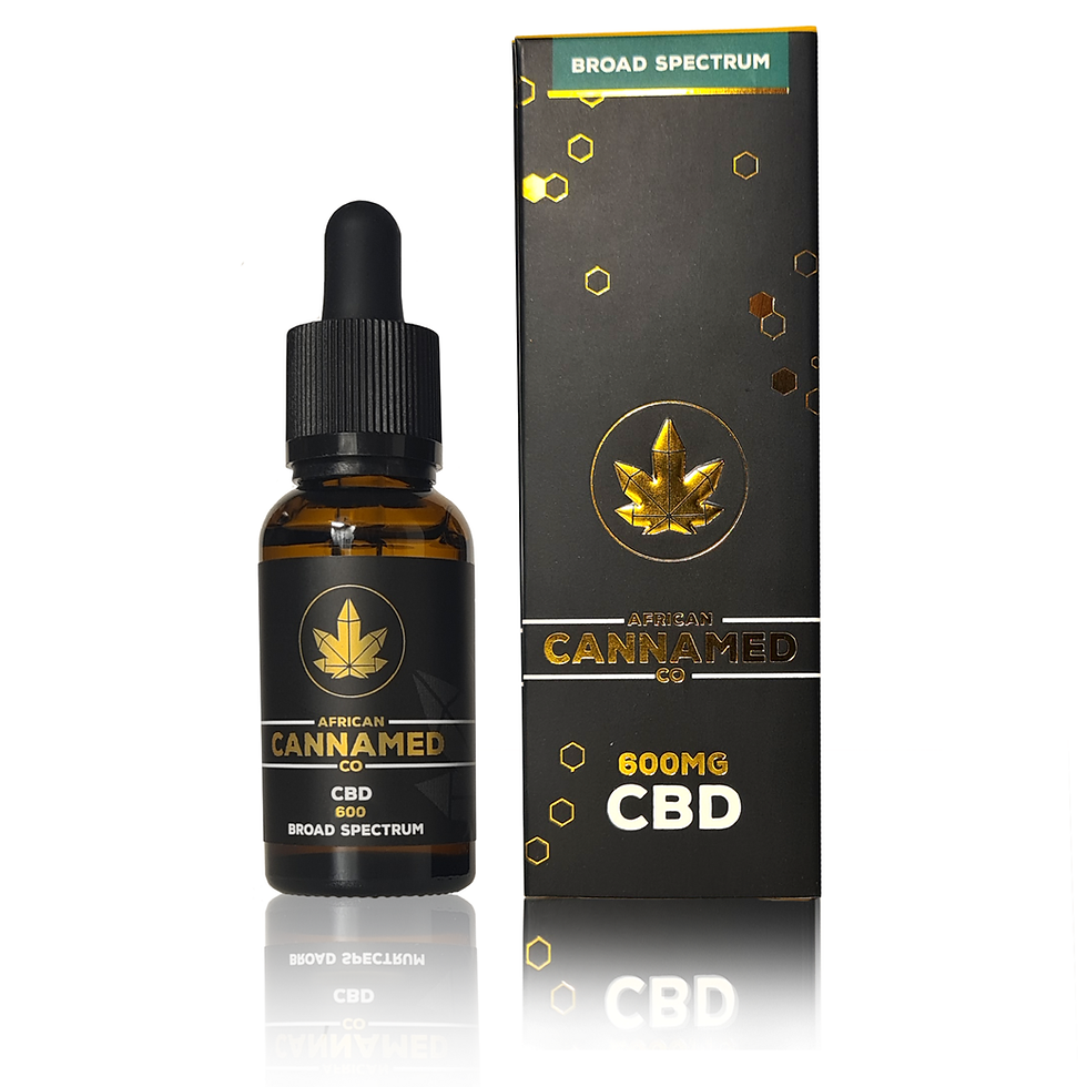 African Cannamed: CBD Tincture Zero THC 600mg