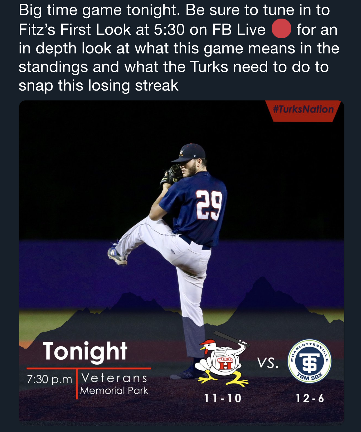 Turks Gameday