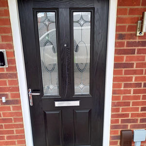 Scratch damage repair to Upvc door