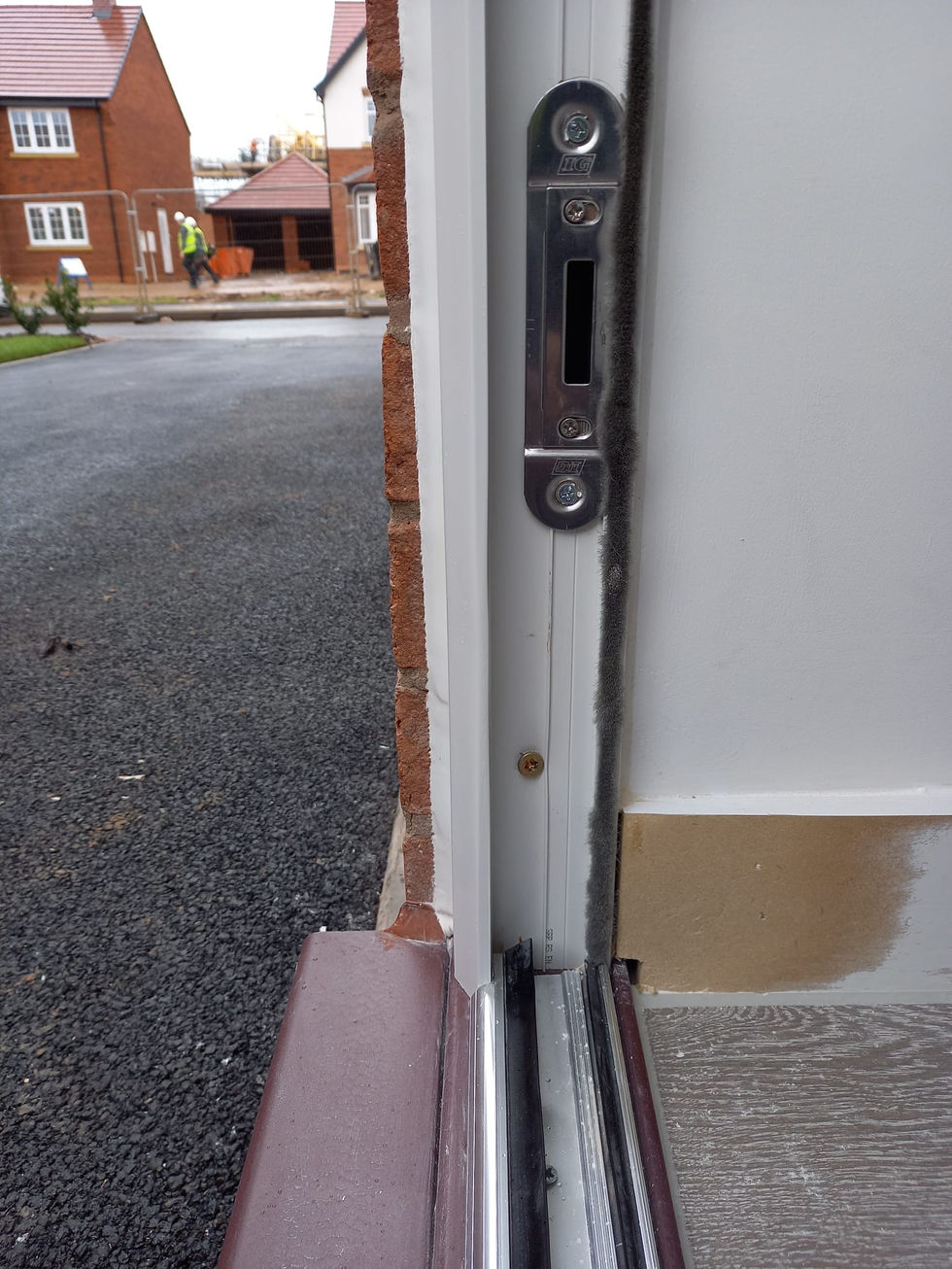cosmetic repair to Upvc door