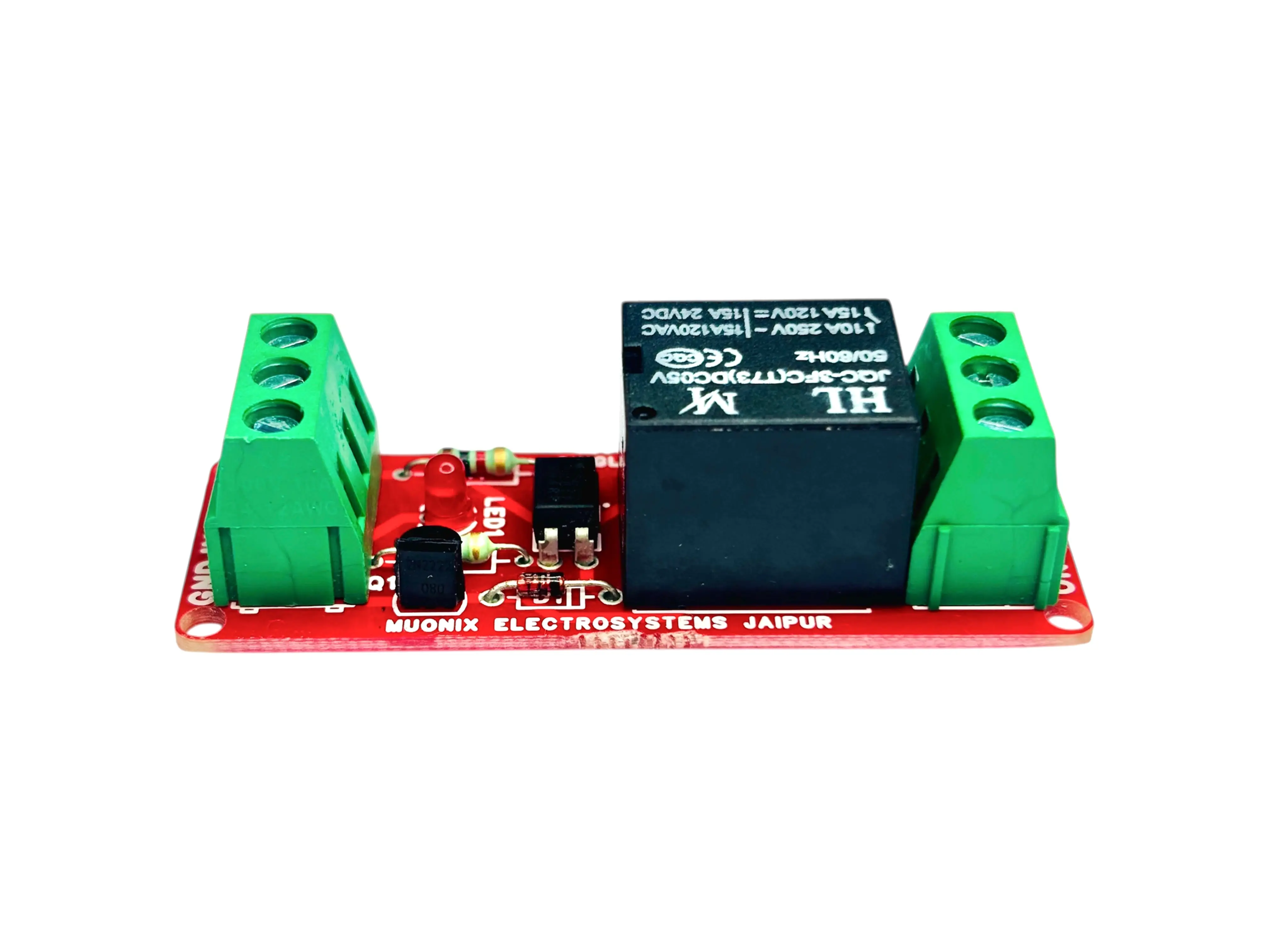 Muonix Relay Module TH - 1 Channel 5V 10A (Red)