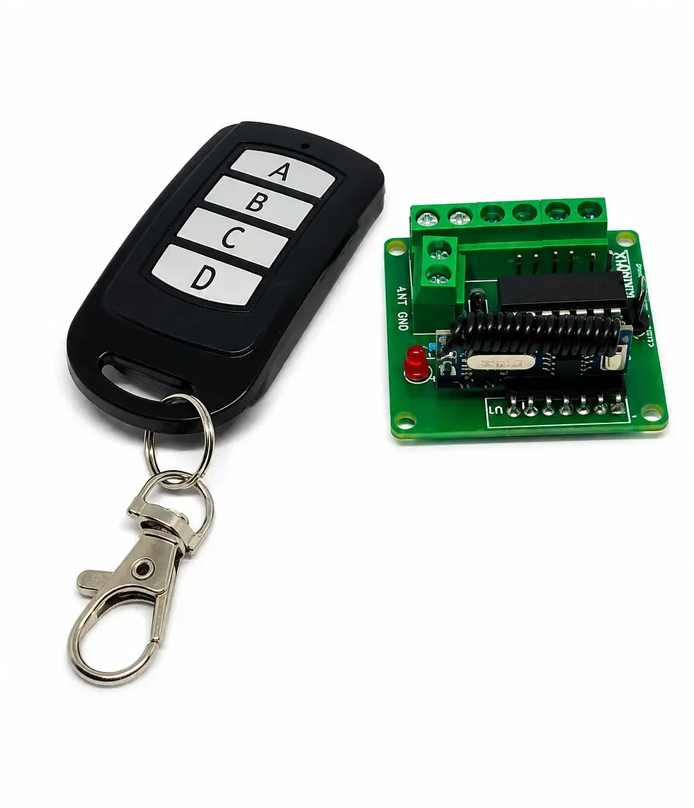 Thumbnail: Muonix RF 433MHz Receiver  Module with an transmitter Remote