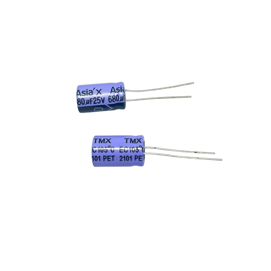 Capacitor 680uF 25V Electrolytic (Through hole)