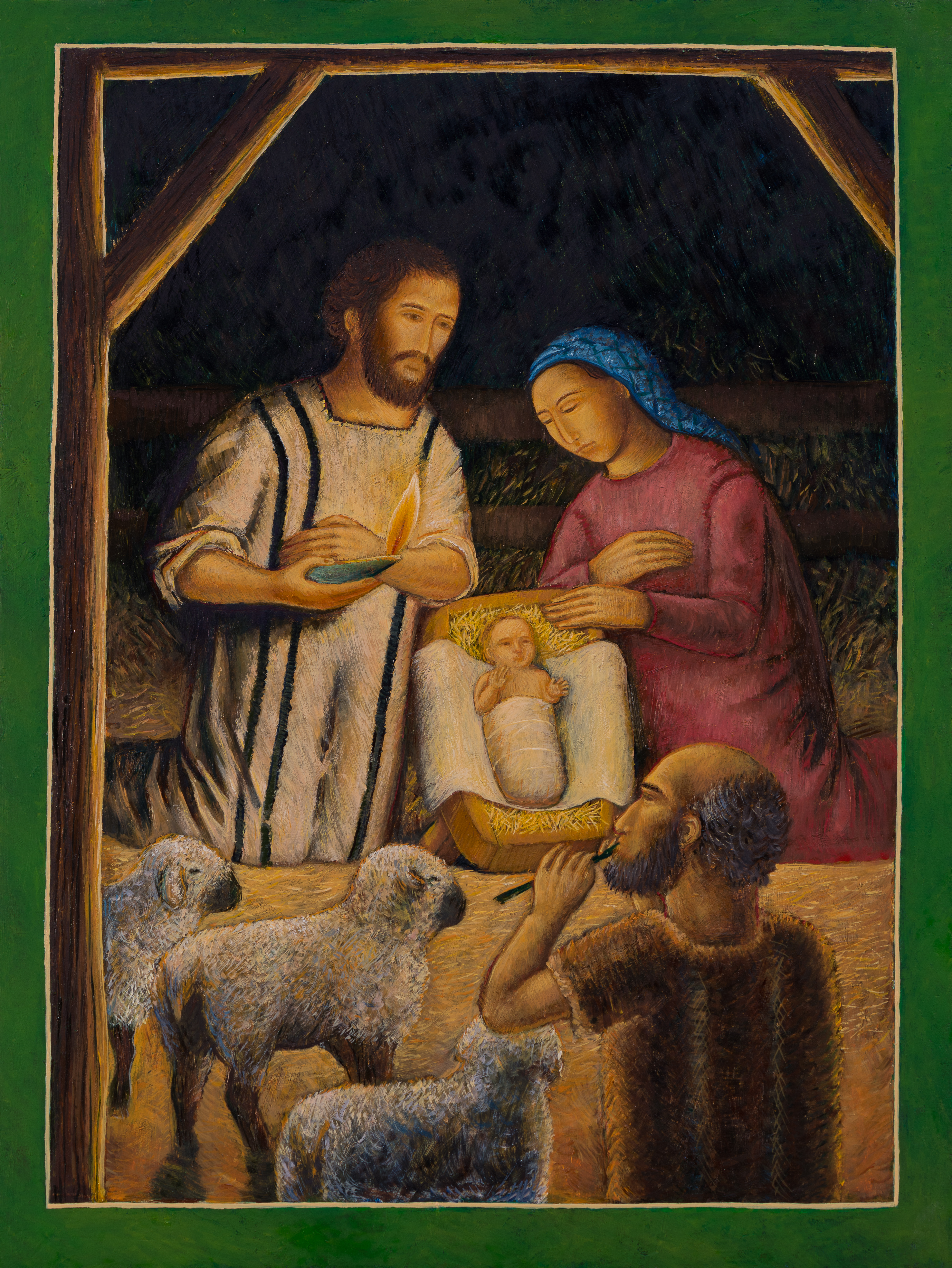 Nativity with Shepherd