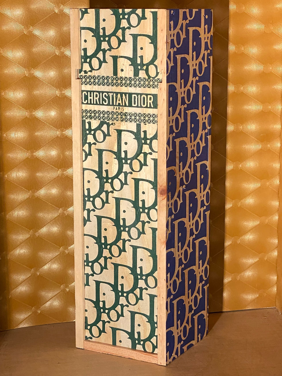 Thumbnail: Dior Bleu et Vert Champagne  French wine box