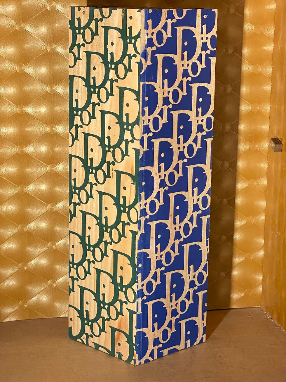 Thumbnail: Dior Bleu et Vert Champagne  French wine box