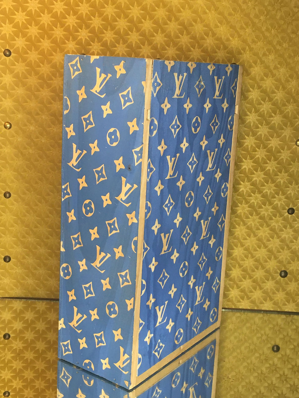 Thumbnail: Louis Vuitton Blue  French wine box