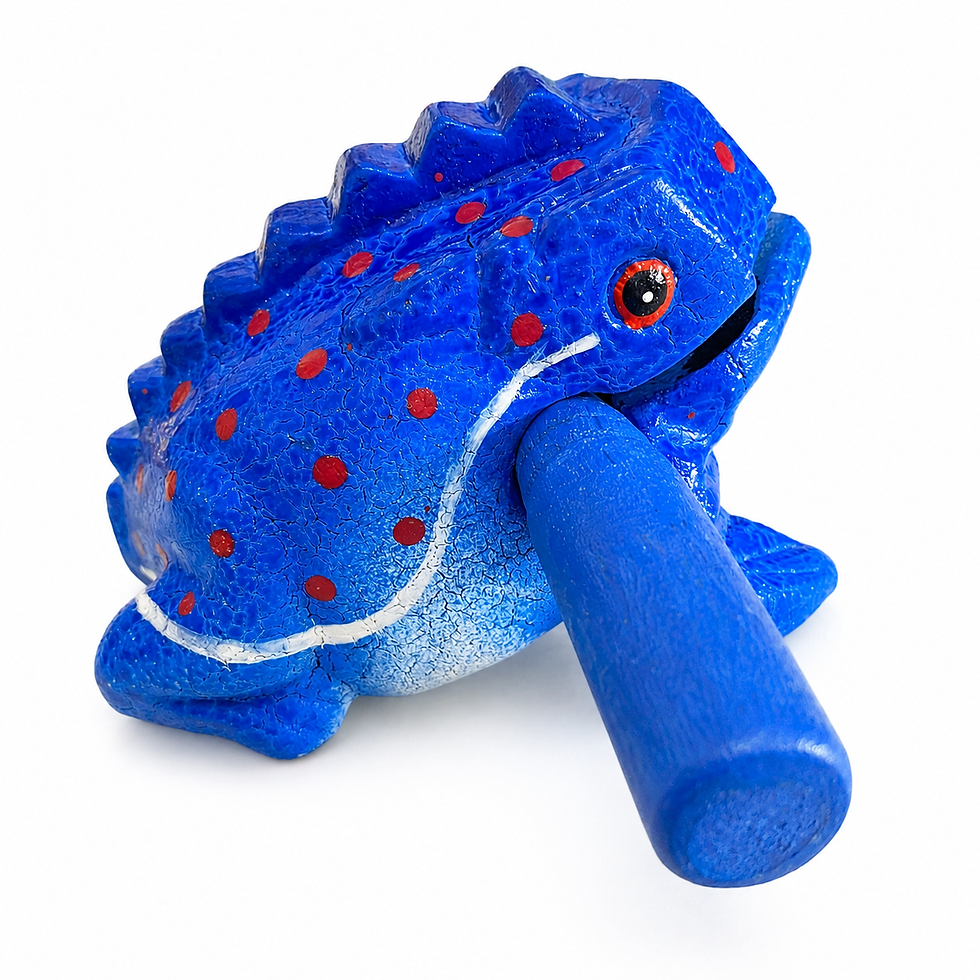 Thumbnail: 3" Wooden Musical Frog - Mar's | FR3MF