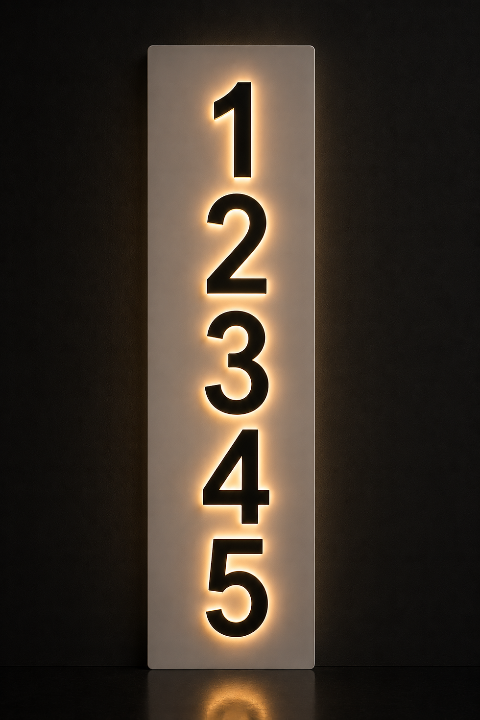 Thumbnail: LED BACKLIT HOUSE NUMBERS - 5  INCH-Customized