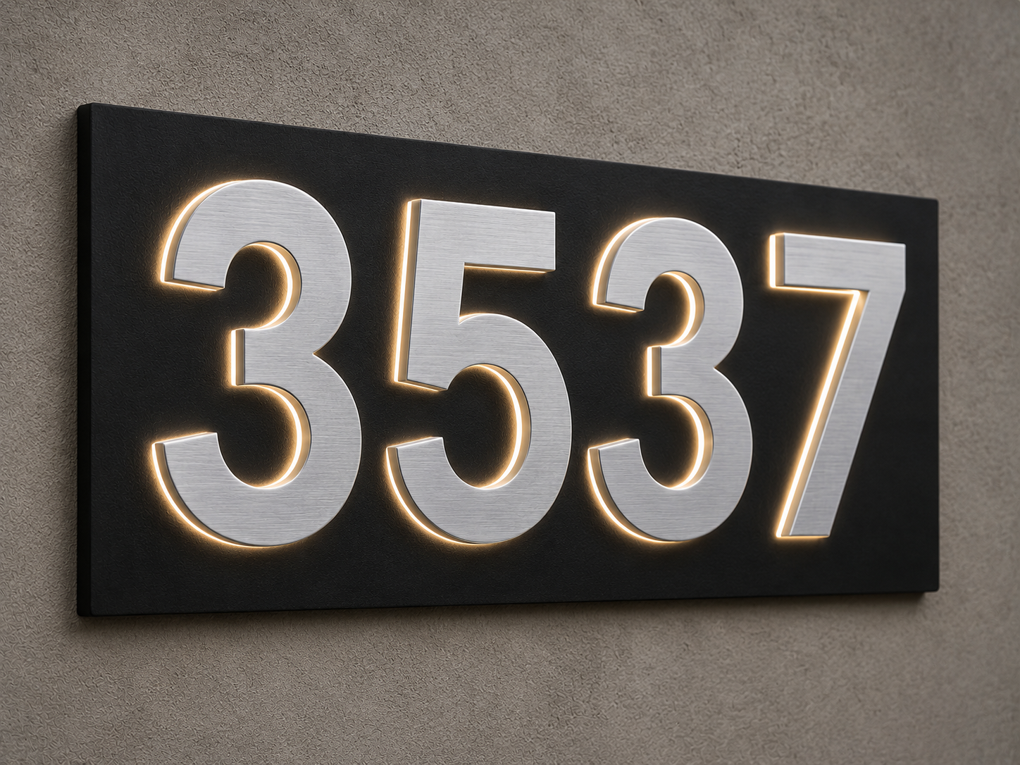 LED BACKLIT HOUSE NUMBERS