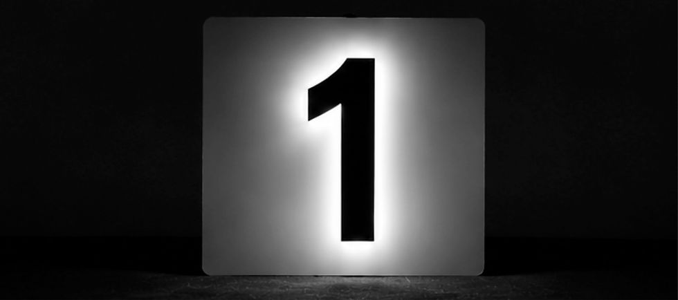 Thumbnail: LED BACKLIT HOUSE NUMBERS - 5  INCH-Customized