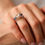Thumbnail: Three Stone Ring with Sapphire Side Stones 2.47 cts.