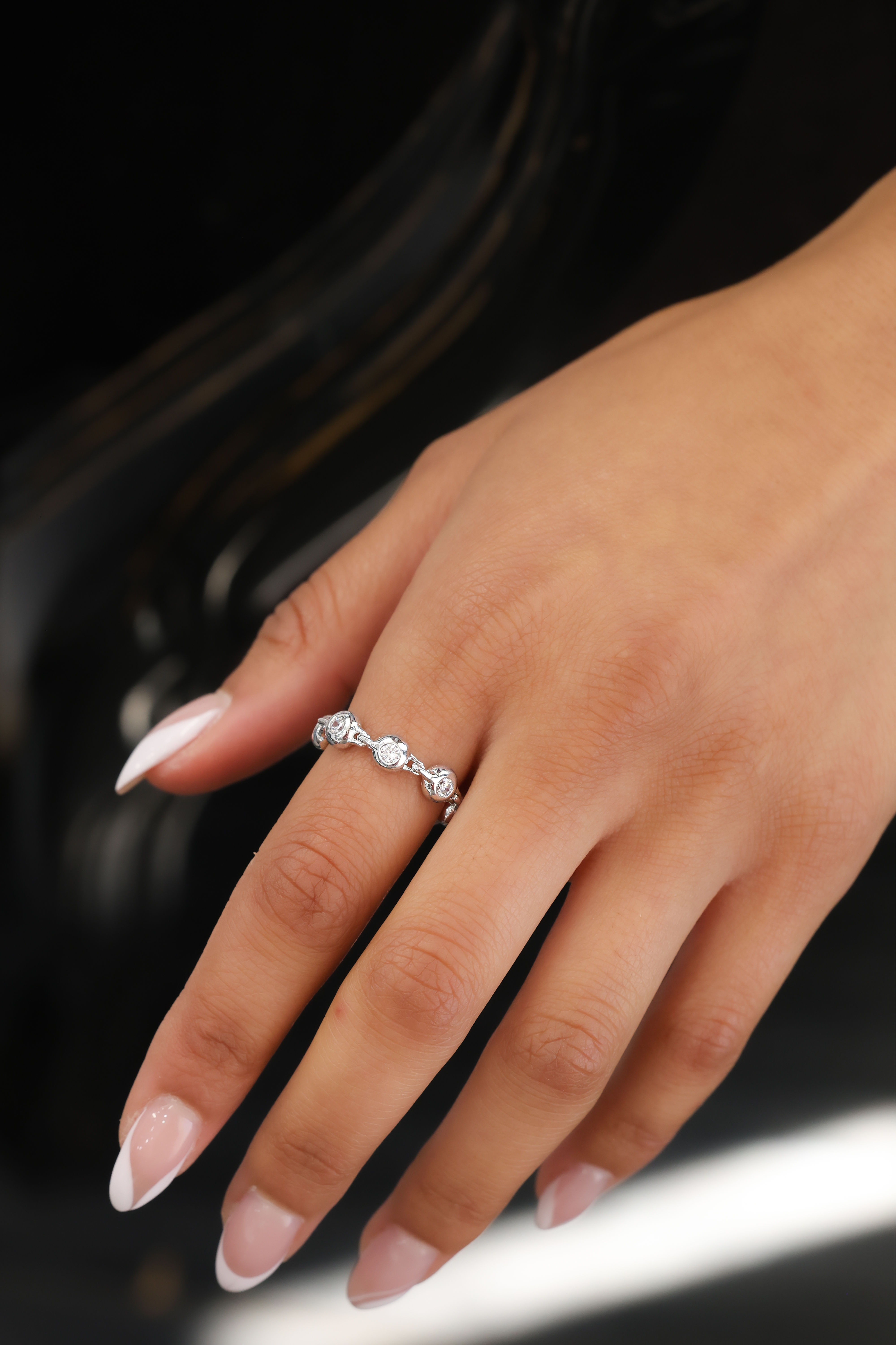 White Gold Flexible Fashion Band 0.75 cts.