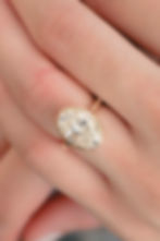 Thumbnail: Yellow Gold Oval-Cut Solitaire Engagment Ring 5.45 cts.