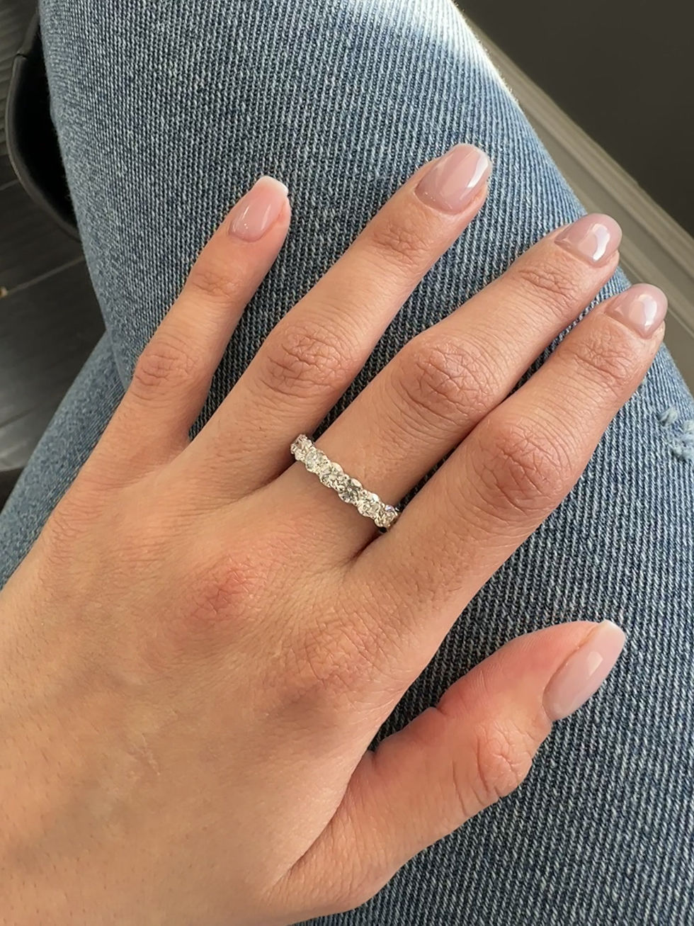 Thumbnail: Round Diamond Eternity Band 3.40 cts.