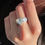 Thumbnail: Heart Diamond Ring 2.94 cts.