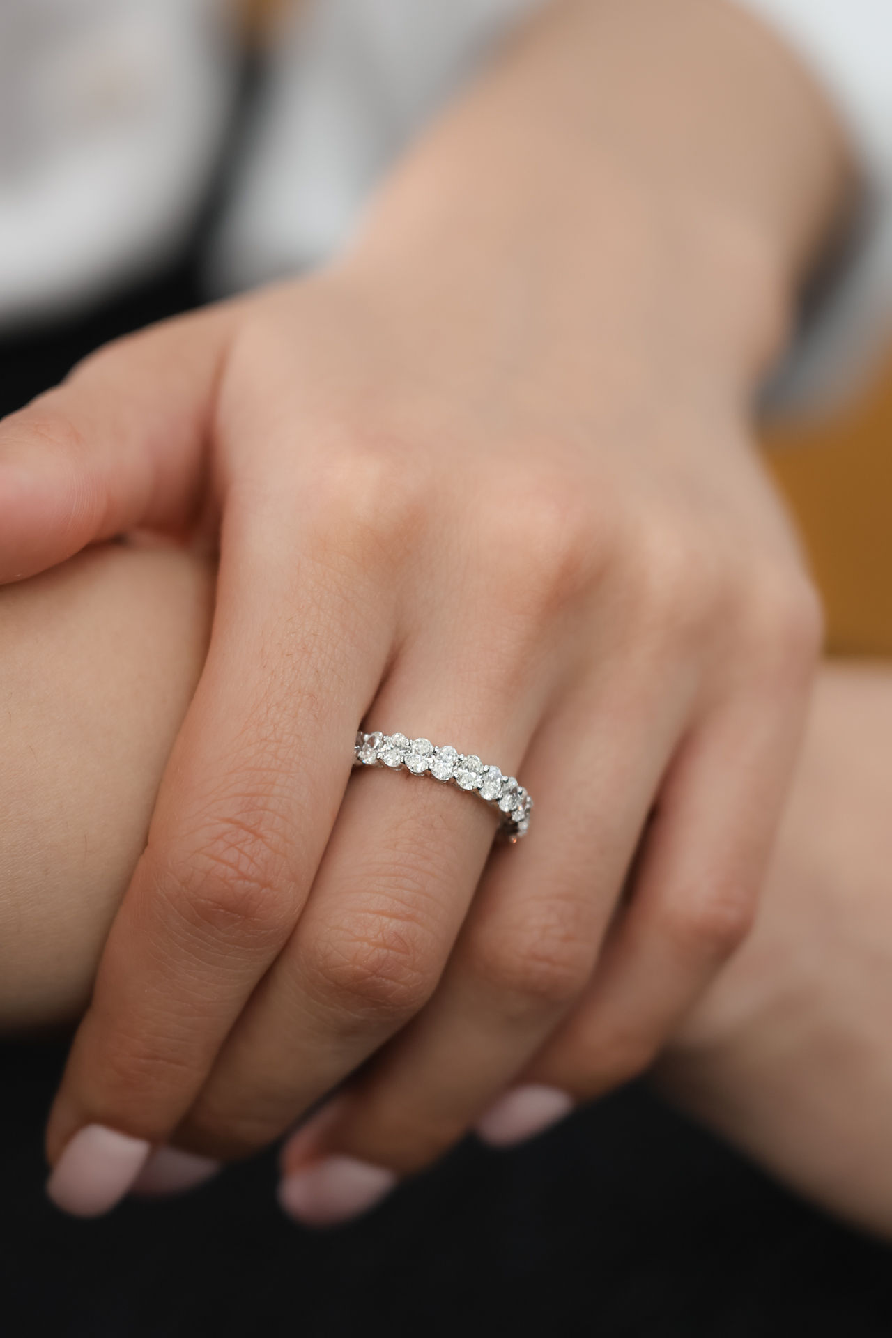 Oval Diamond Eternity Band 2.48 cts.