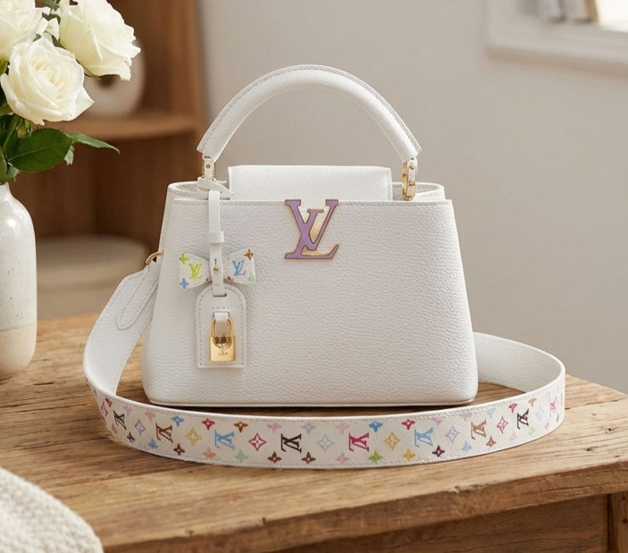 LouisVuitton Multicolor Monogram Capucines BB