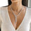 Thumbnail: Lariat 4-Row Diamond Necklace 6.13 cts.