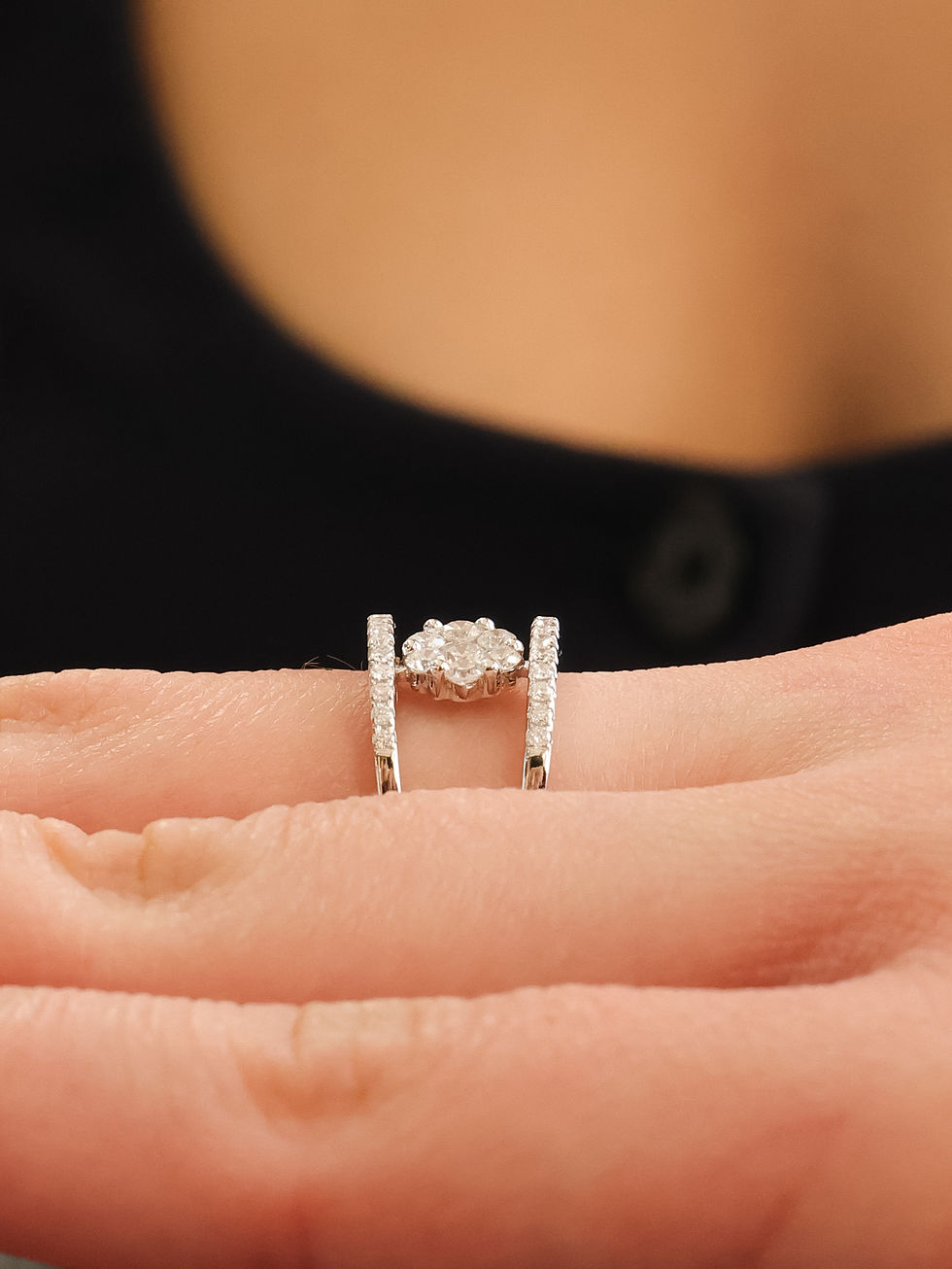 Thumbnail: White Gold Diamond Fashion Band 1.13 cts.