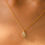 Thumbnail: Pear Diamond Halo Solitaire 0.48 cts.