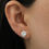 Thumbnail: 4-Carat Lab Grown Stud Earrings