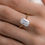 Thumbnail: Cushion Solitaire Engagement Ring 3.01 cts.
