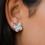 Thumbnail: Diamond Butterfly Earrings 2.66 cts.