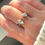 Thumbnail: Open Double Diamond Ring 1.02 cts.