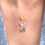 Thumbnail: Small Butterfly Pave Pendant