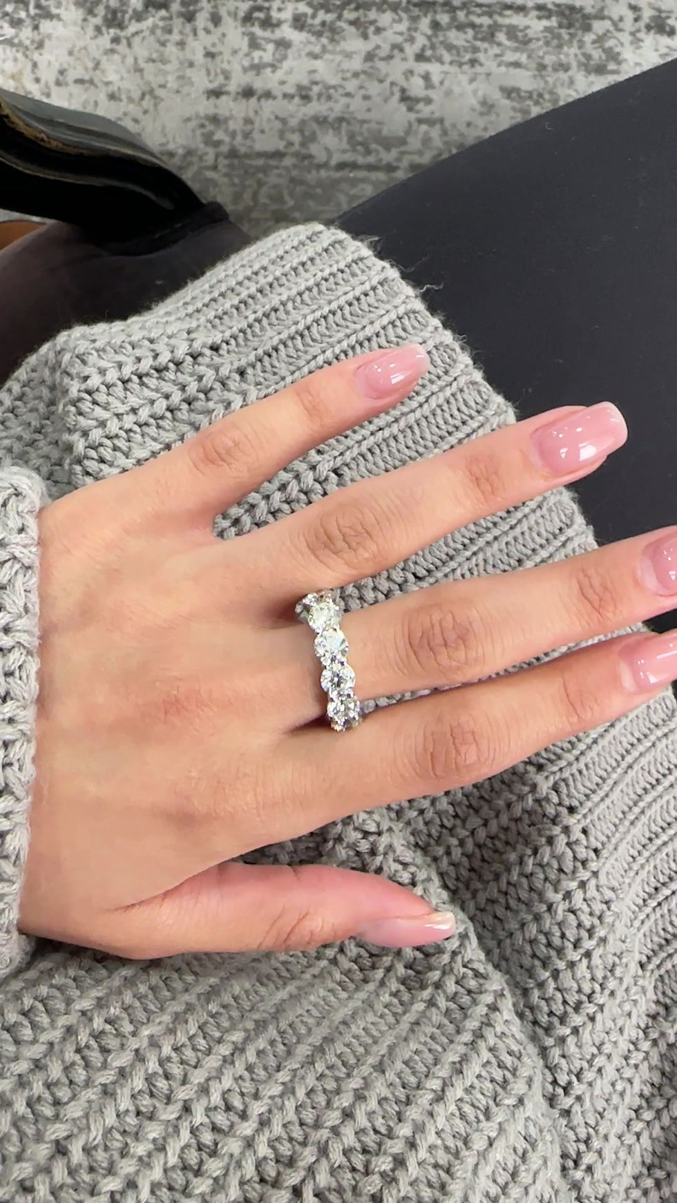 Thumbnail: Round Diamond Eternity Band 8.42 cts.