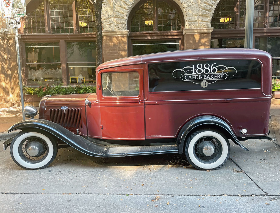 Antique Car for Driskill's 1886 Cafe & Bakery