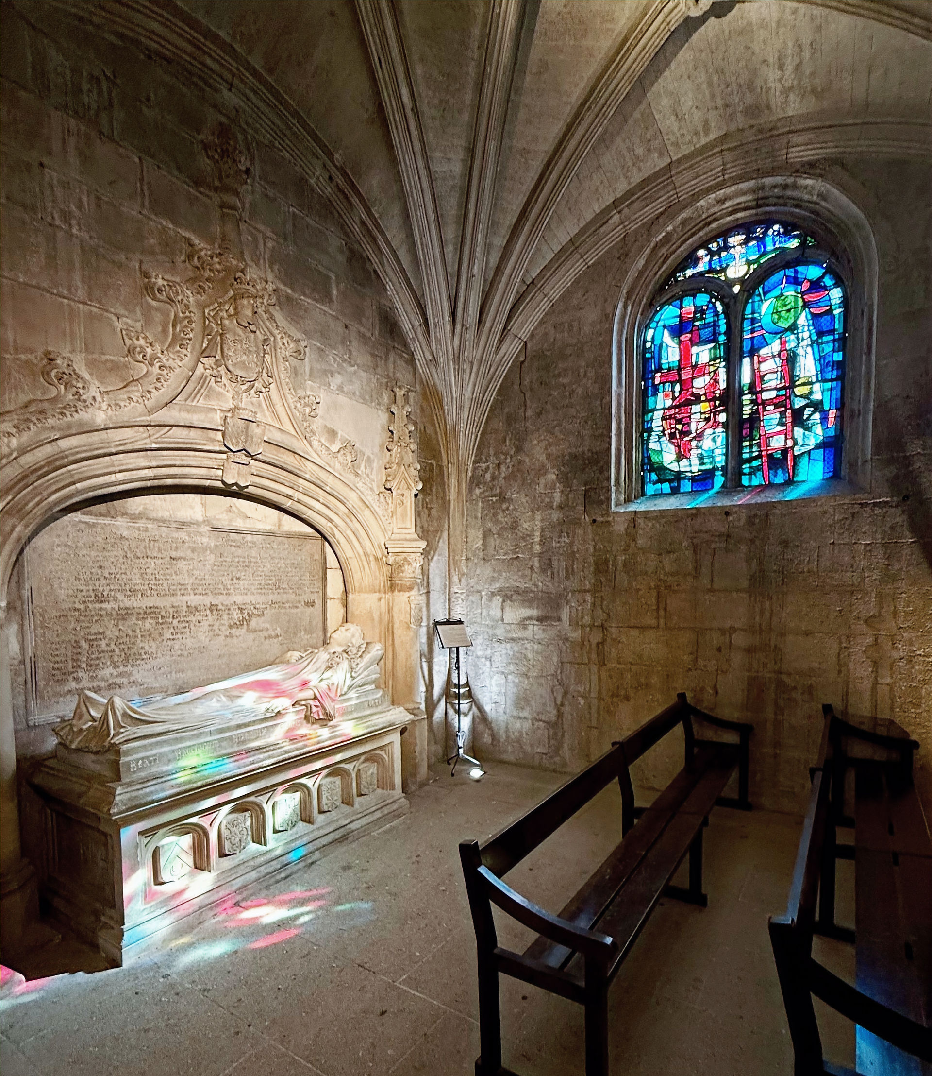 Stained Glass Gifted by the Prince of Monaco