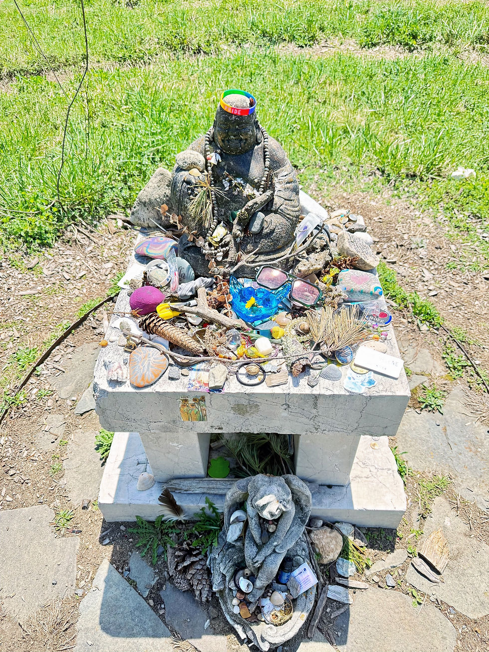 Alter at center of Kripalu Labyrinth