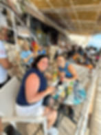 Grabbing a Drink at Buza Bar Dubrovnik Croatia