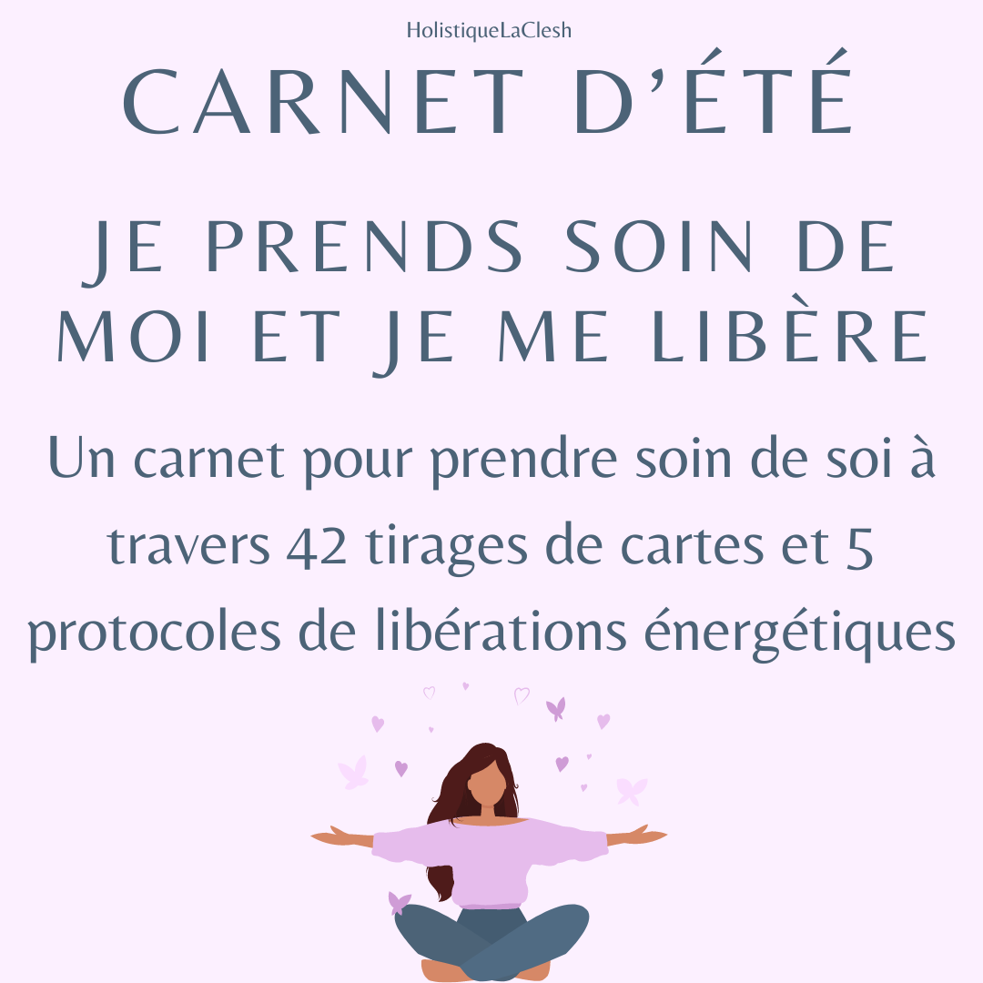 Carnet N°3 de protocoles magiques + 42 tirages de cartes self-care doudou