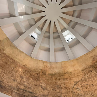 Galata Kulesi iç kubbe mimarisi ve tavan detayı