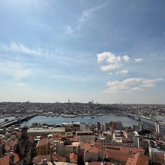 Galata Kulesi çevresinden İstanbul Boğaz manzarası